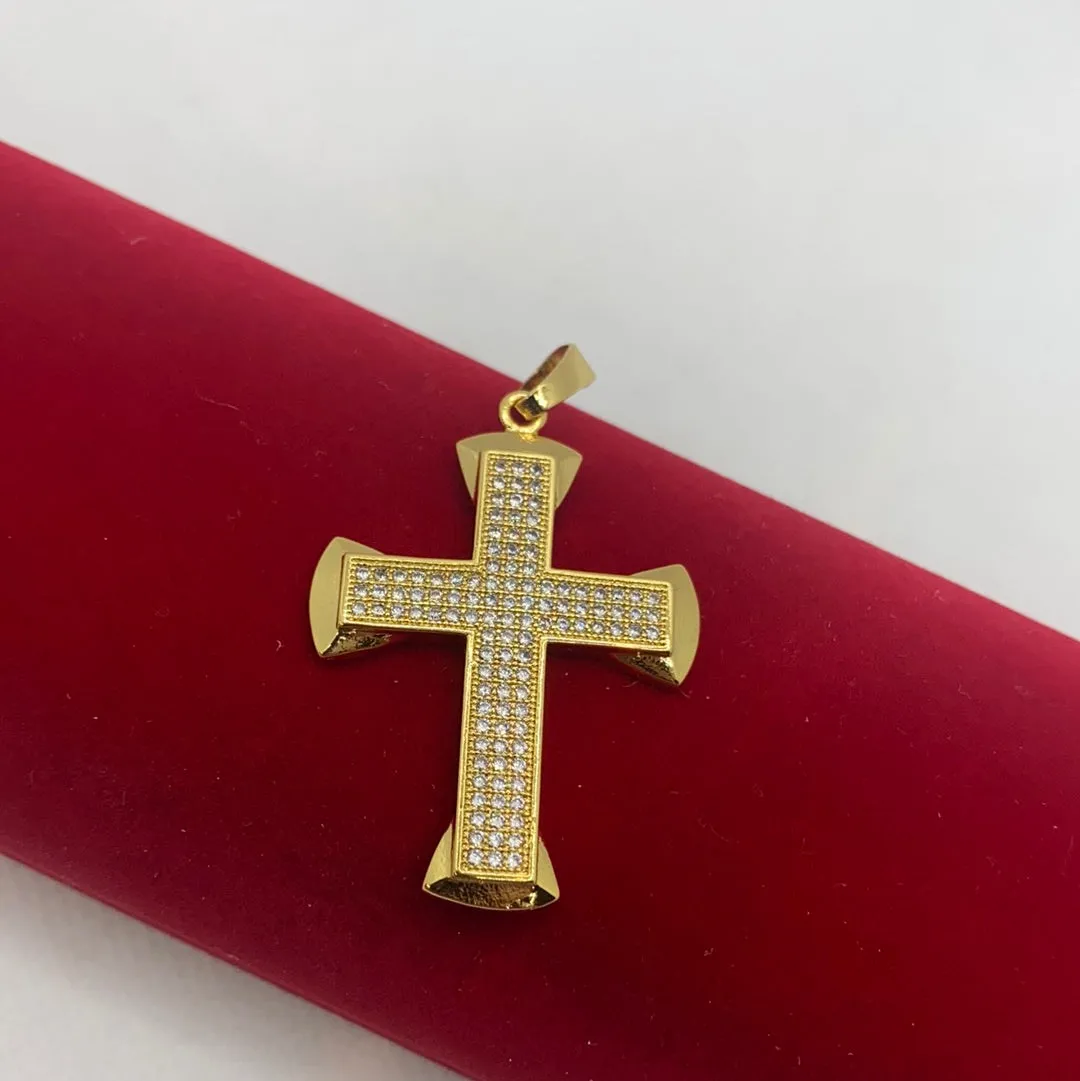 Gold-plated Holy Cross & Crucifix