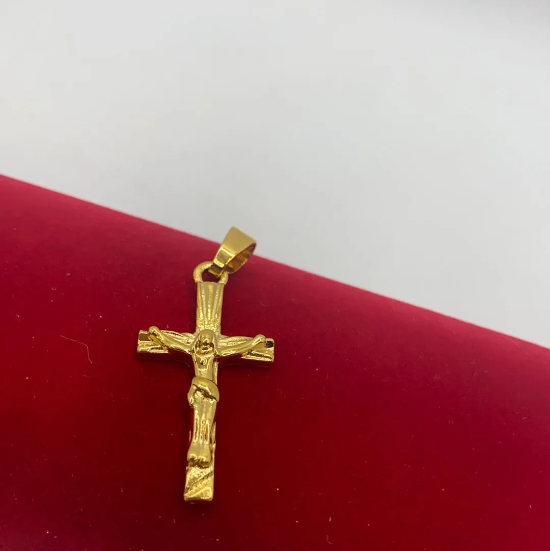 Gold-plated Holy Cross & Crucifix