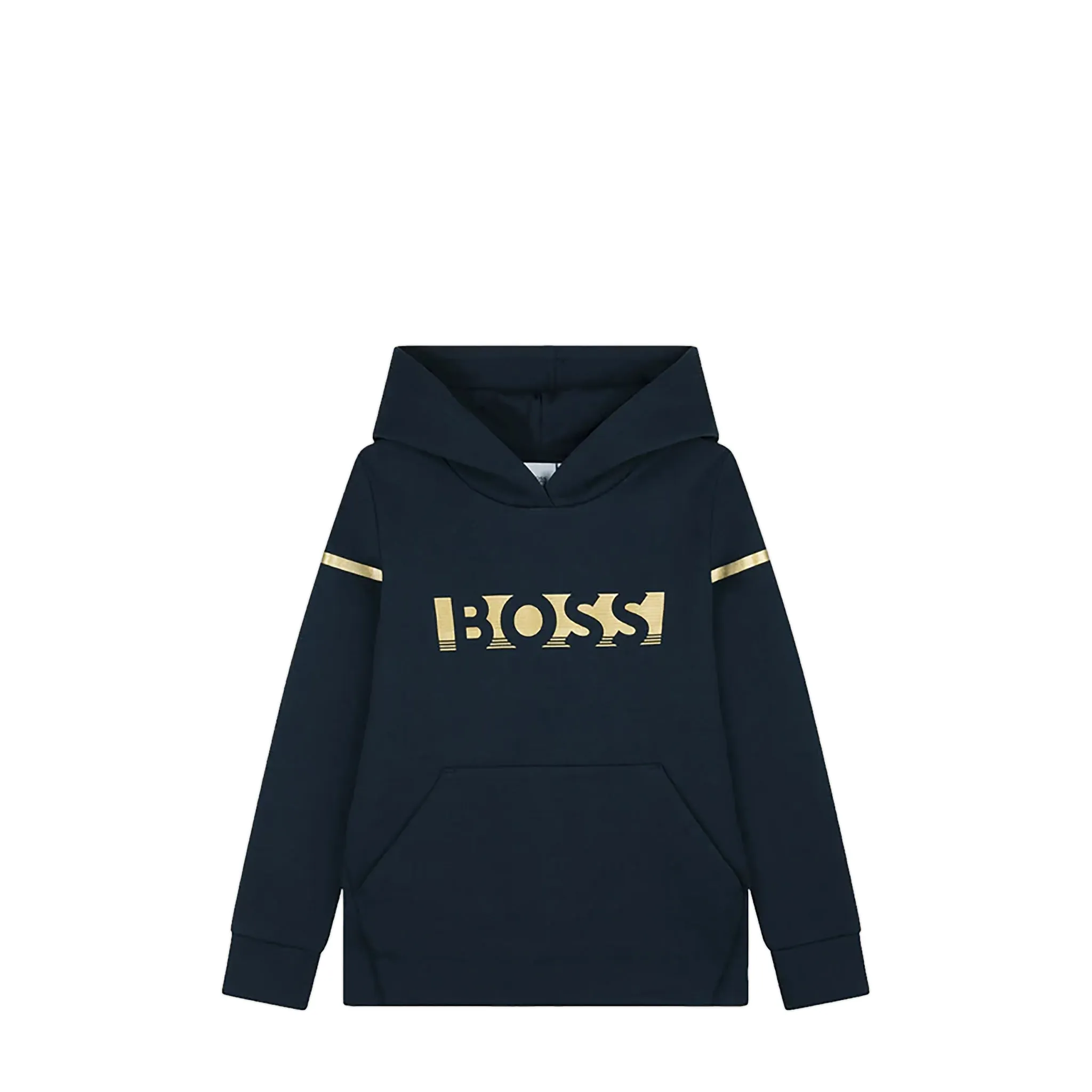 Hugo Boss Kids Gold Logo Hoodie Sweatshirt