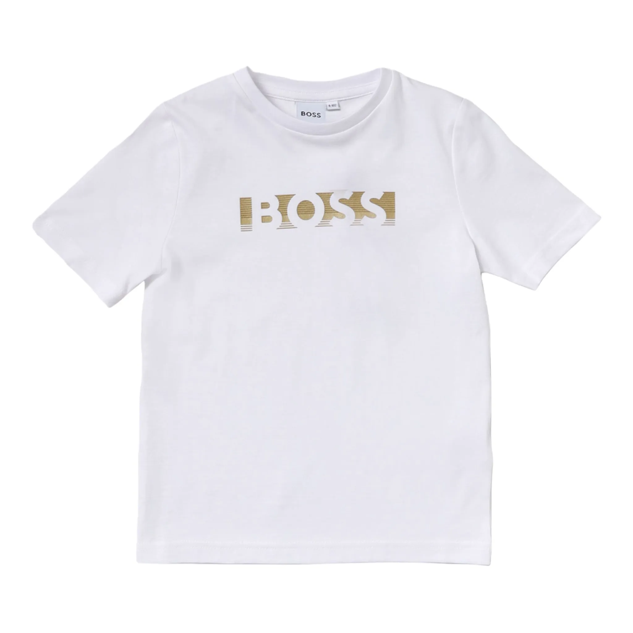 Hugo Boss Kids Gold Logo T-Shirt