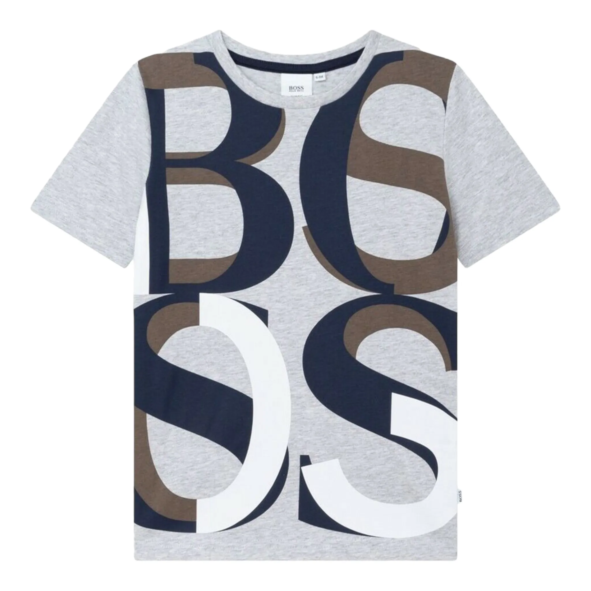 Hugo Boss Kids Large Text Logo T-Shirt