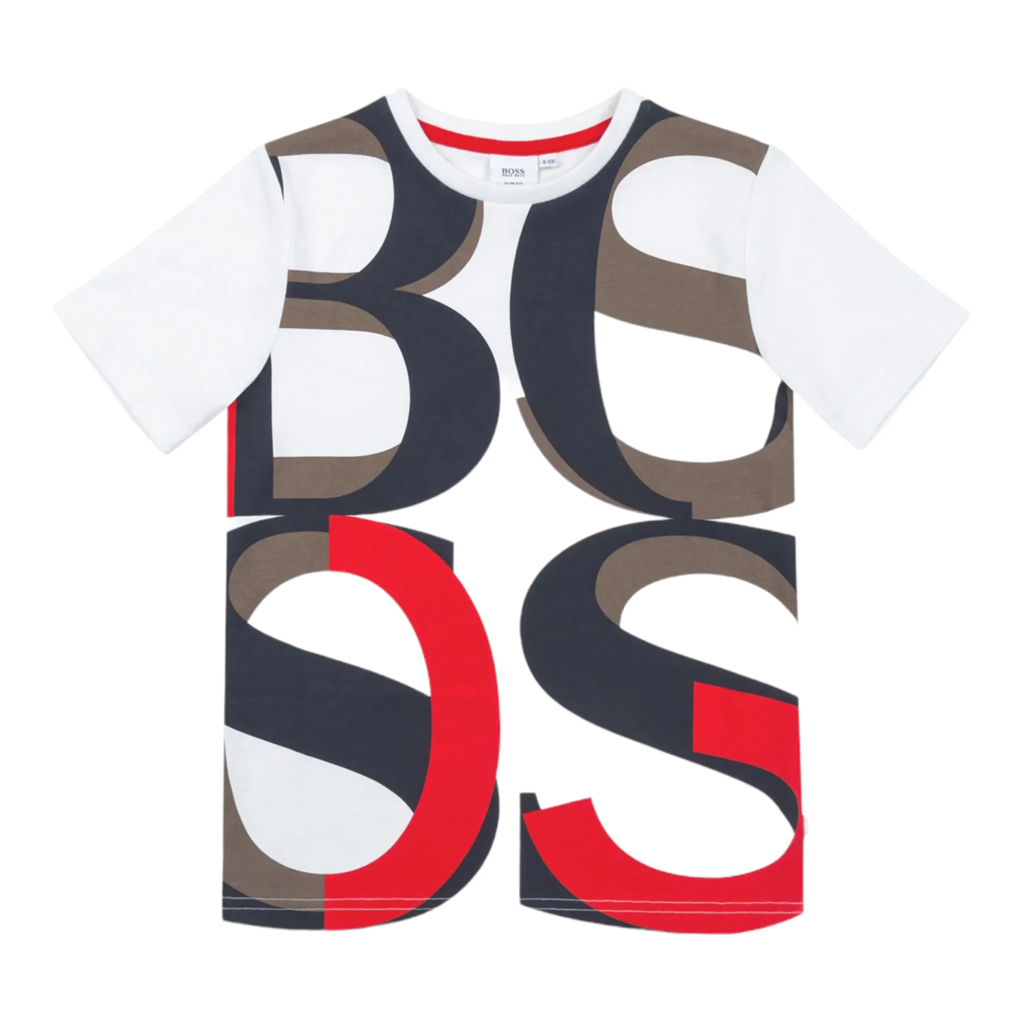 Hugo Boss Kids Large Text Logo T-Shirt