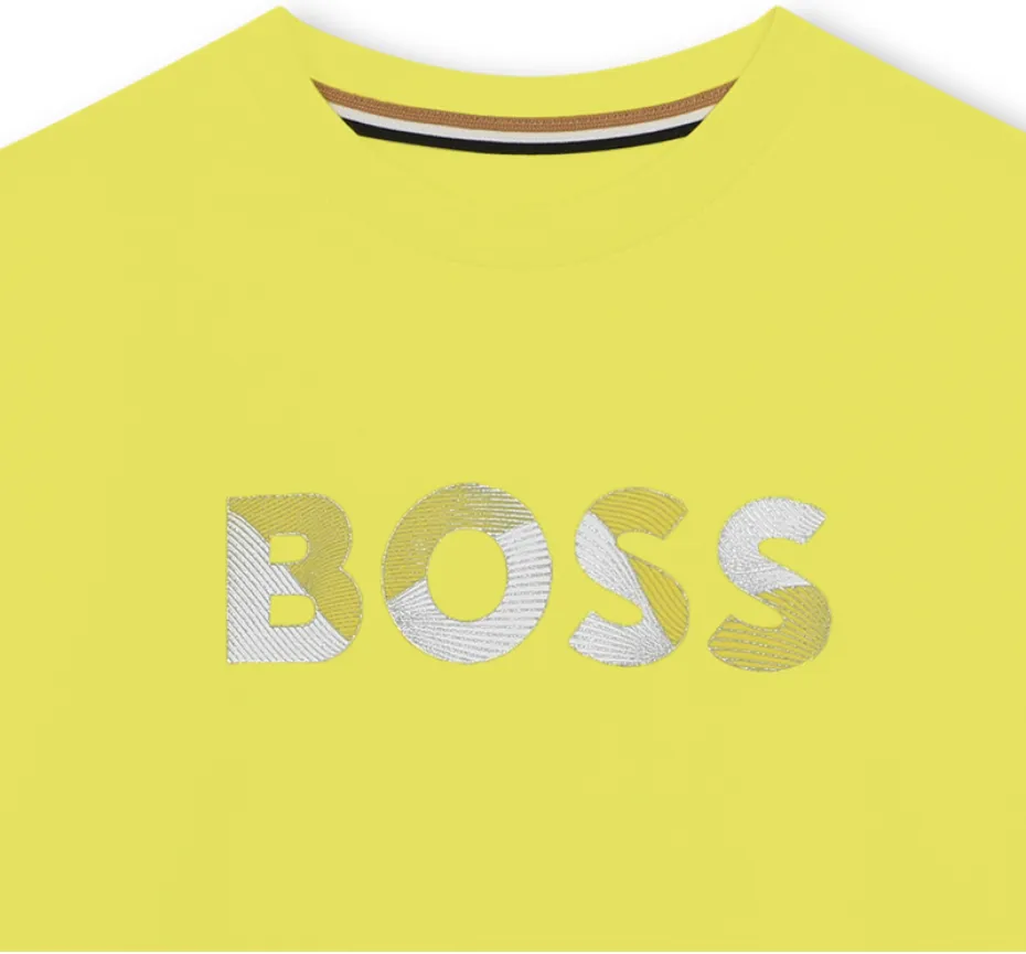 Hugo Boss Kids Lustrous Logo T-Shirt