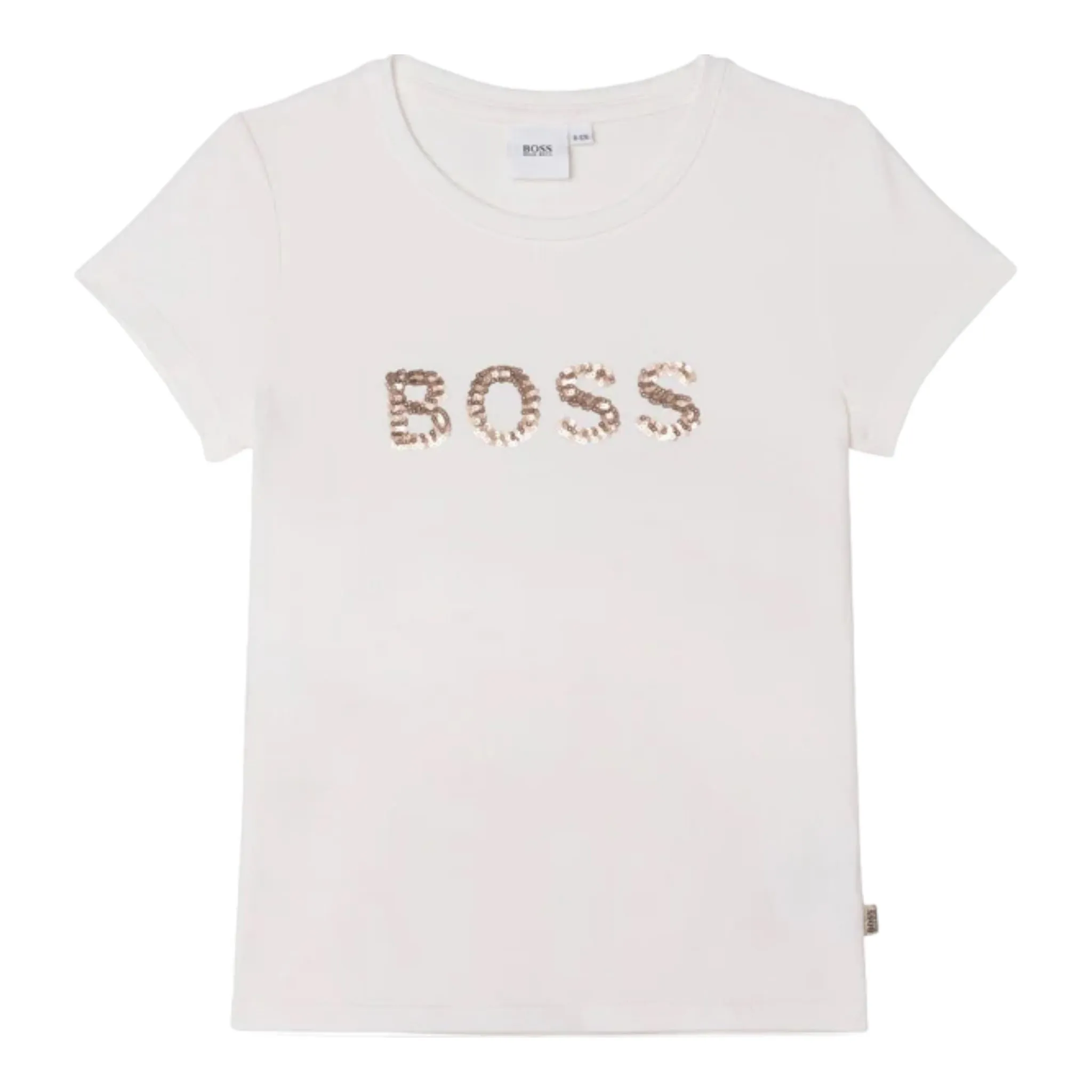 Hugo Boss Kids Sequin Logo T-Shirt