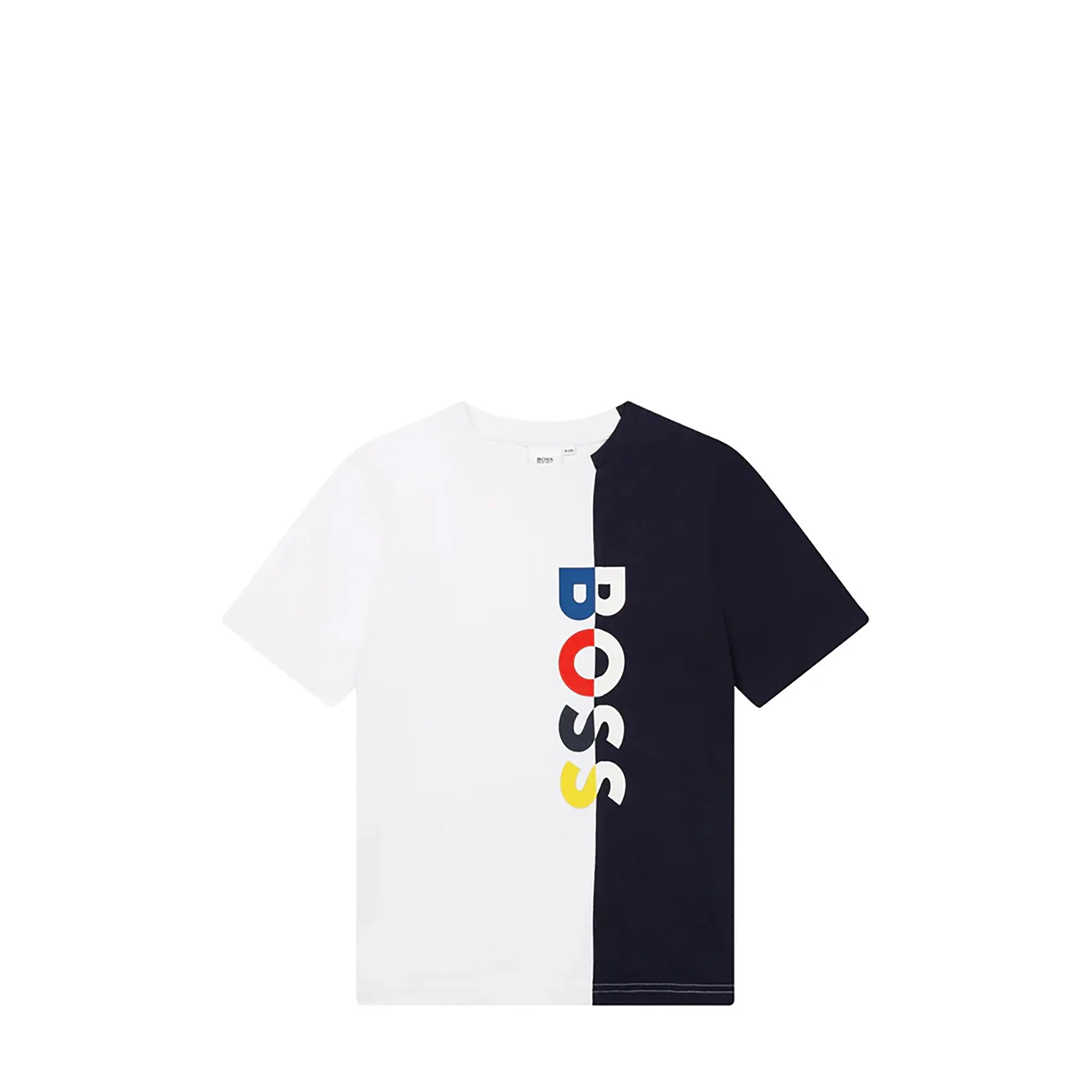 Hugo Boss Kids Split Multi-Color Logo T-Shirt