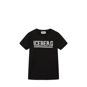 Iceberg Kids Black Logo T-shirt