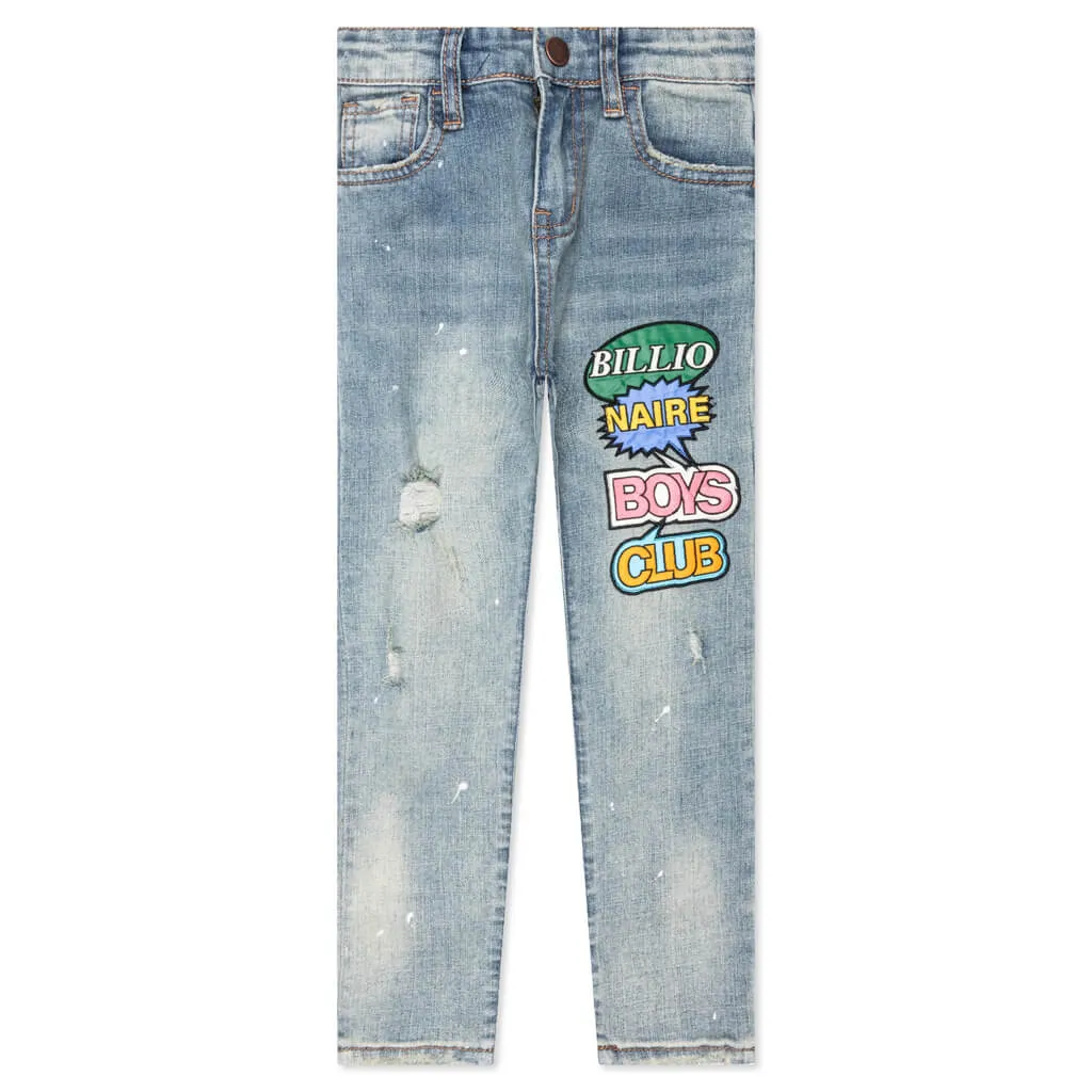 Children's BB Talk To Text Jeans - Light Wash