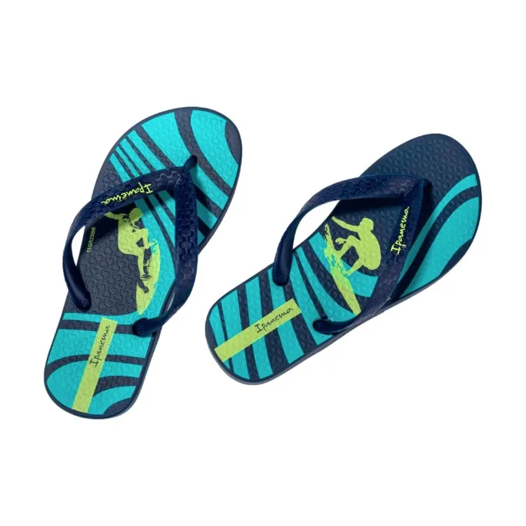 Blue Green Ipanema Infradito for Kids