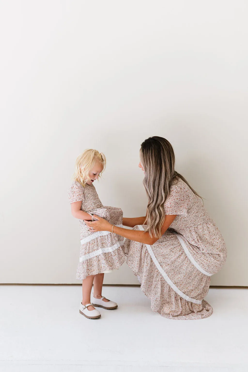 Elegant Dark Cream Kids' Dress