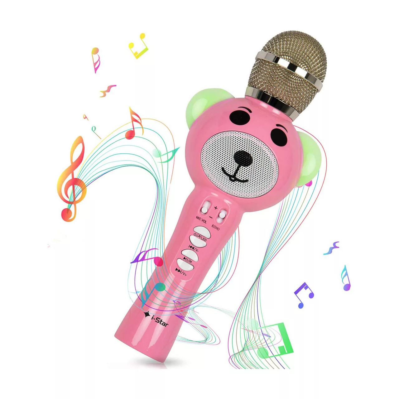 ISTAR Kids Karaoke Microphone - PINK