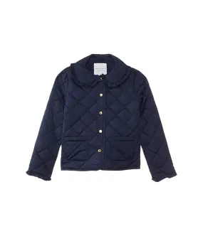 Janie and Jack Navy Quilted Jacket (Toddler/Little Kids/Big Kids)