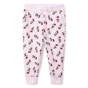 Janie and Jack Printed Minnie Mouse Joggers (Toddler/Little Kids/Big Kids)