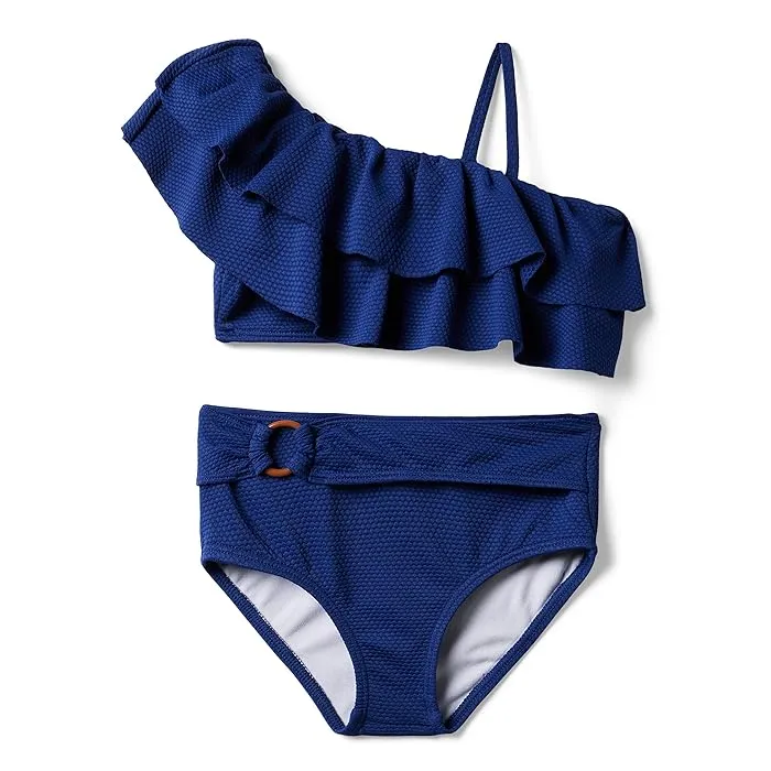 Janie and Jack Textured Two-Piece Swim (Toddler/Little Kids/Big Kids)