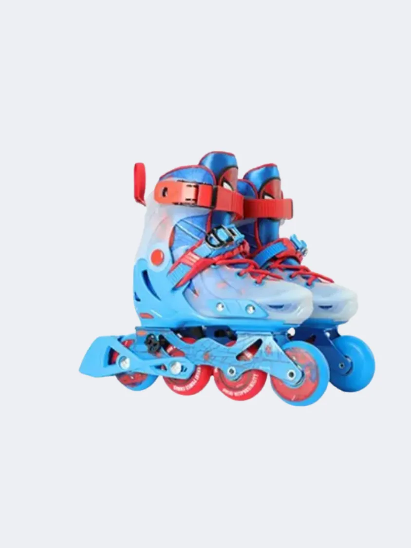 Joerex Spiderman Inline Kids Skating Set Blue/Red