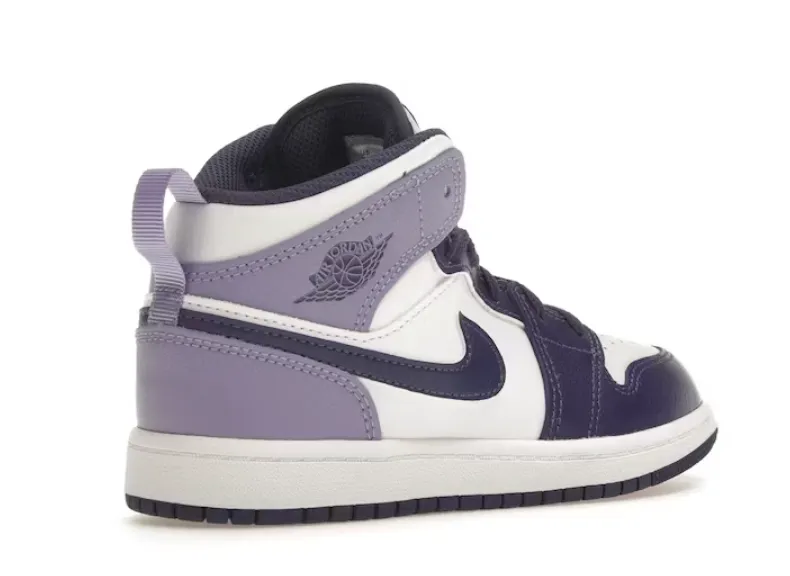 JORDAN 1 MID BLUEBERRY (PS) - KIDS