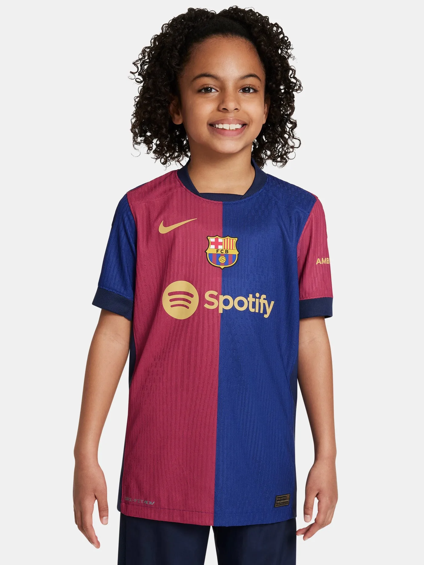 Youth FC Barcelona 24/25 Home Match Shirt - Junior