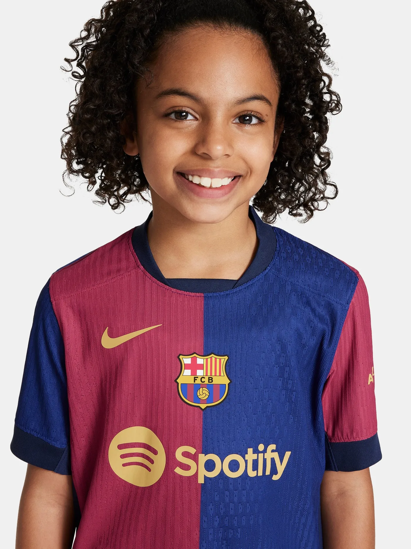 Youth FC Barcelona 24/25 Home Match Shirt - Junior