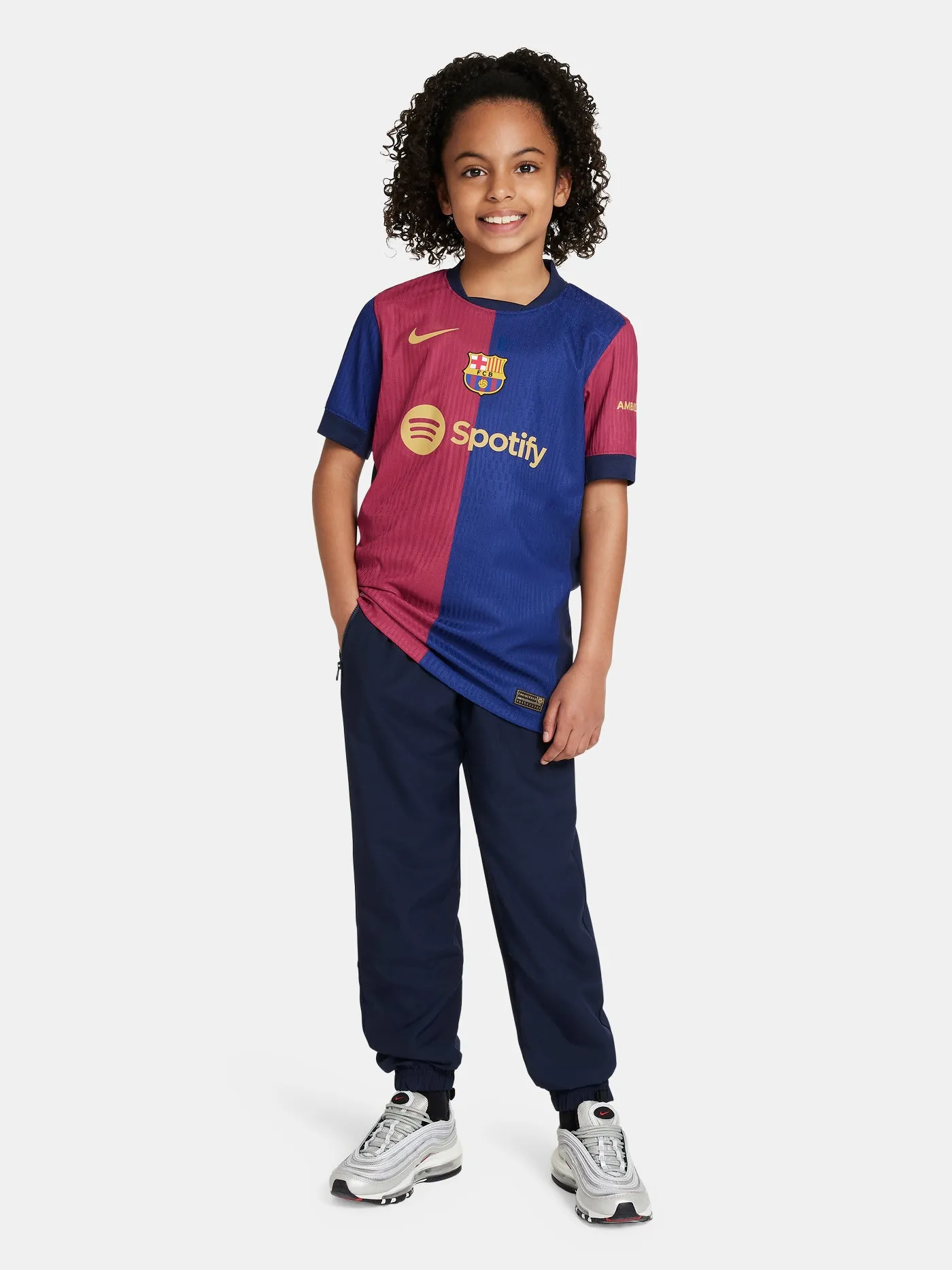 Youth FC Barcelona 24/25 Home Match Shirt - Junior