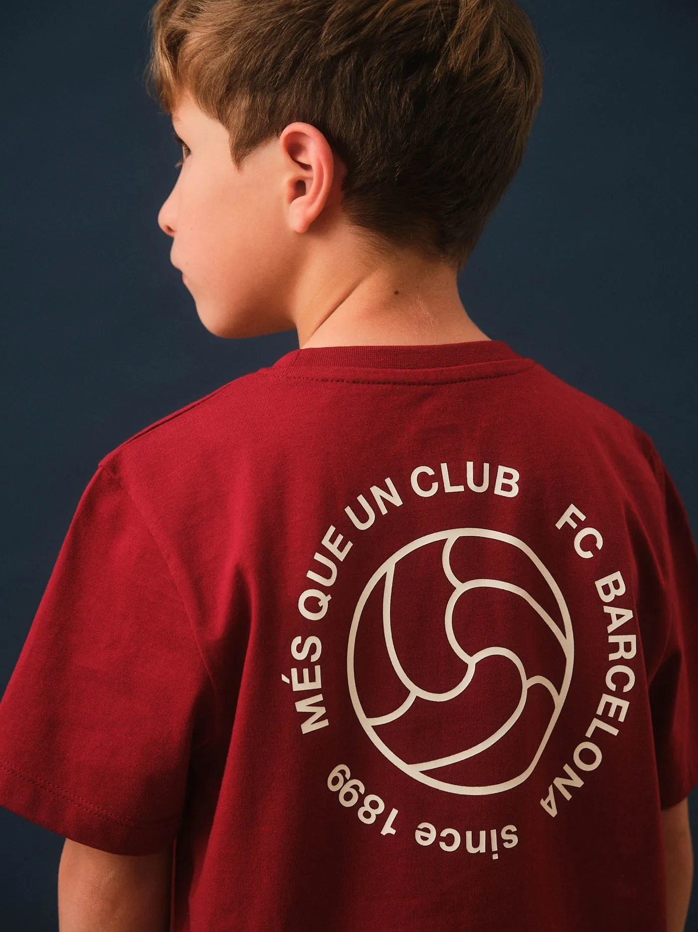 Junior Red T-Shirt with Bara Crest