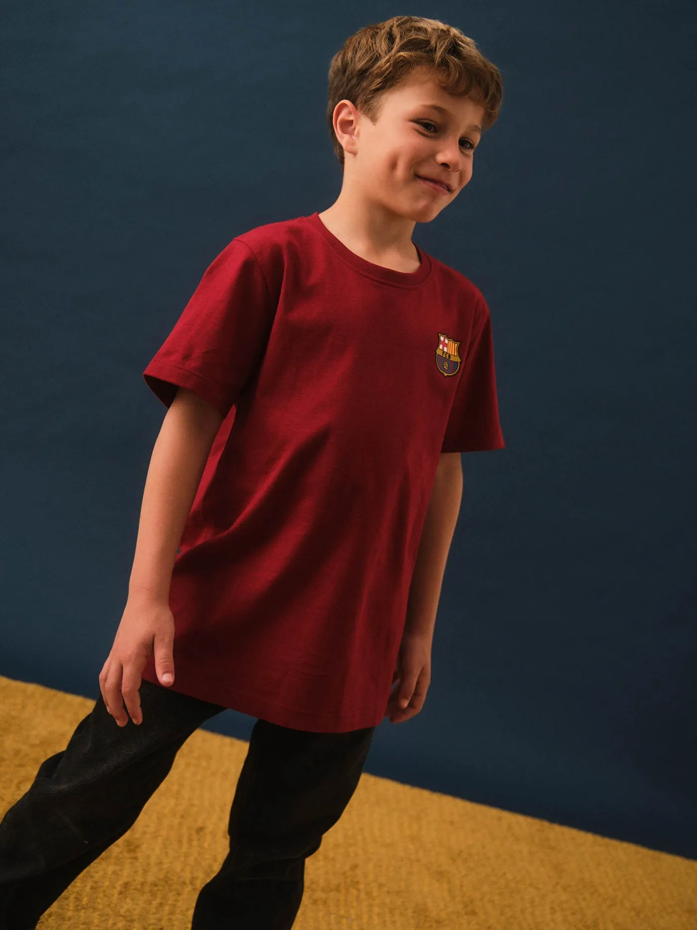 Junior Red T-Shirt with Bara Crest