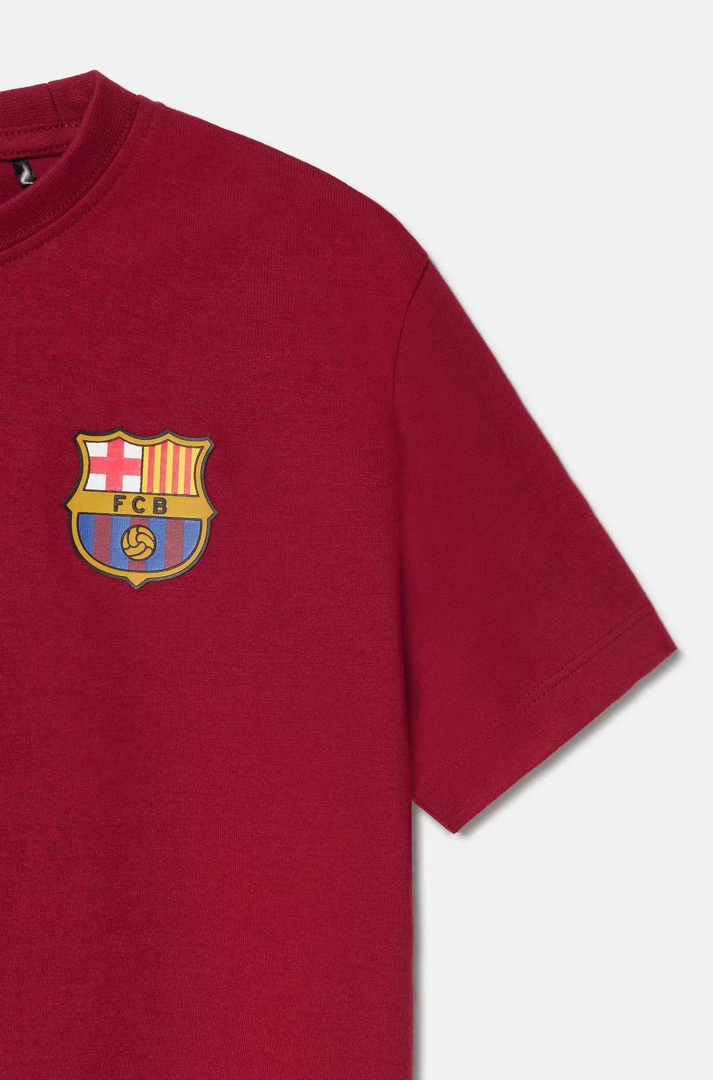 Junior Red T-Shirt with Bara Crest