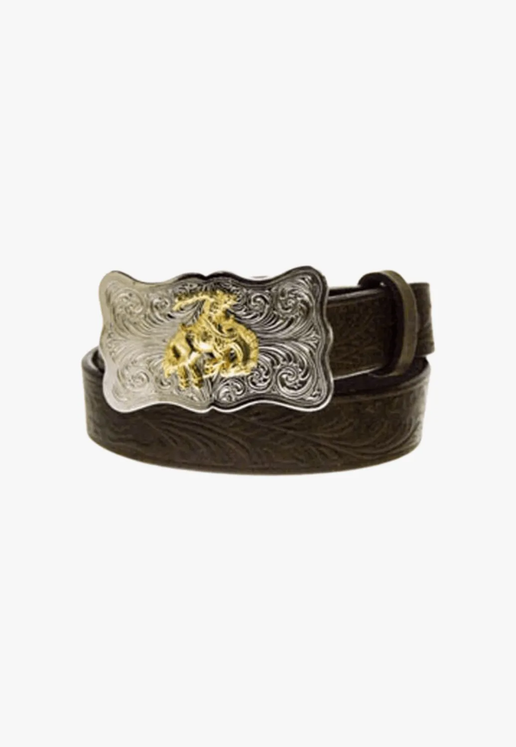 Justin Kids Cowhide Western Belt