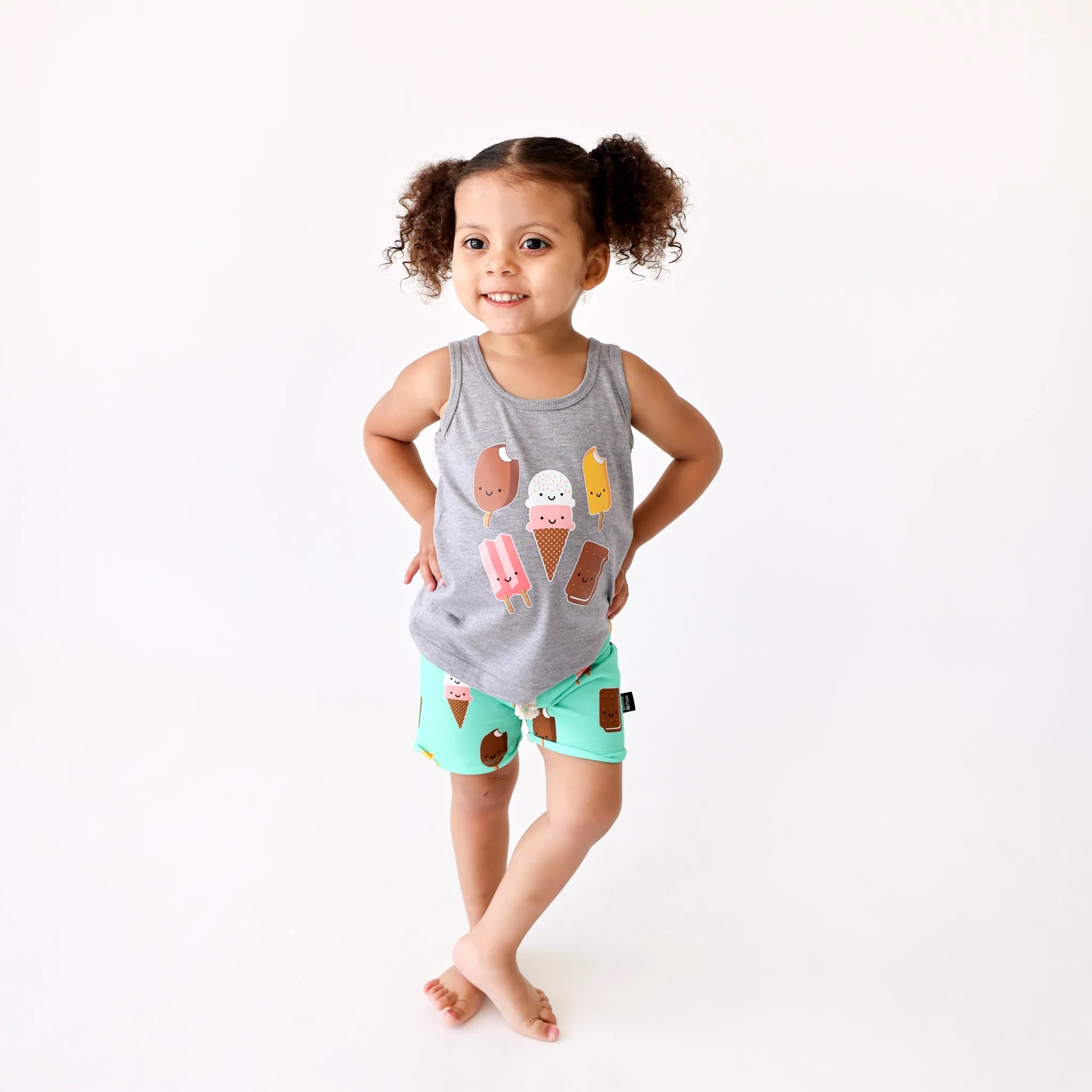 Kawaii Tank Top with Frozen Treats Design by Whistle & Flute