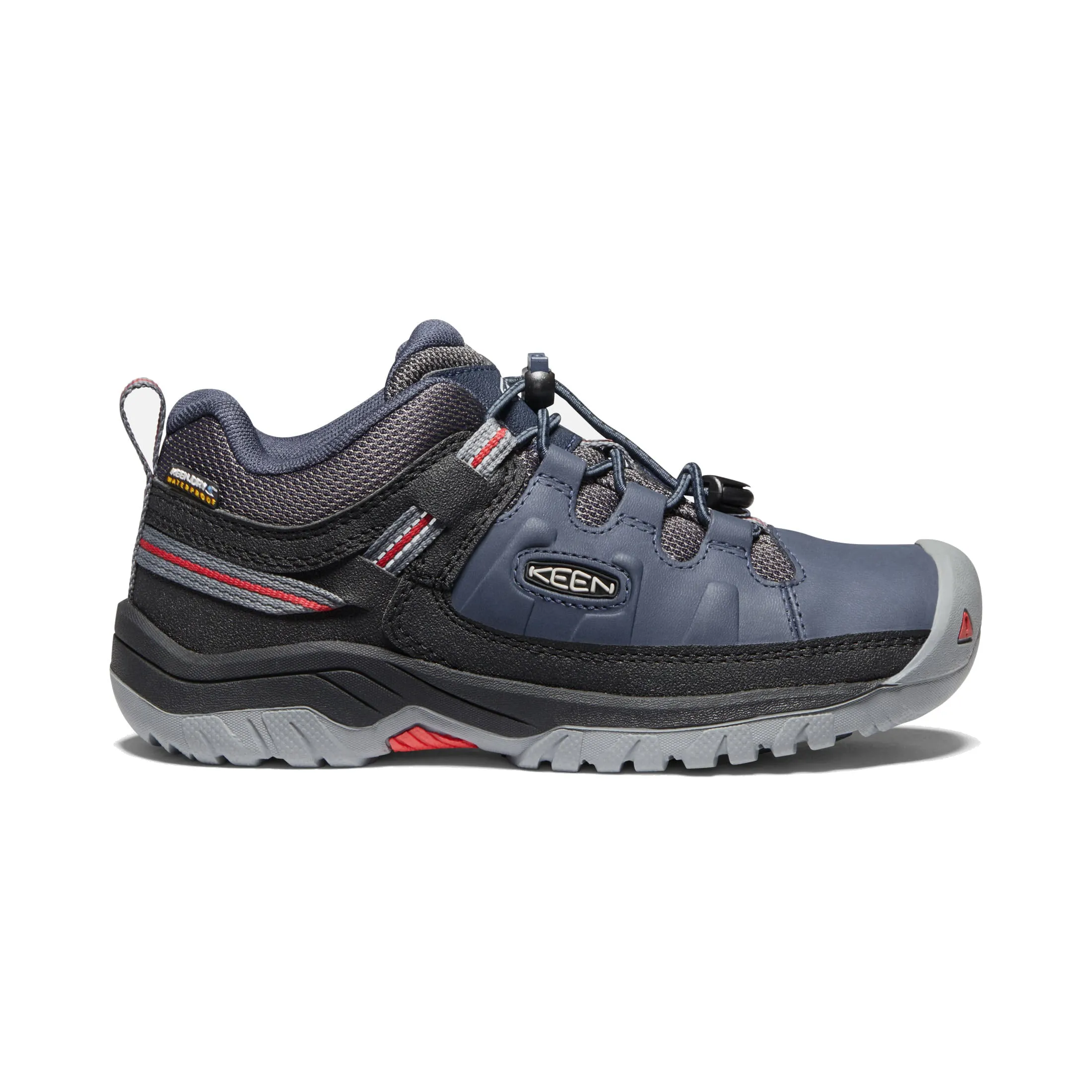 KEEN TARGHEE LOW WATERPROOF BLUE - KIDS