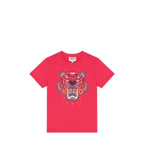 Kenzo Kids Color Tiger Logo T-Shirt