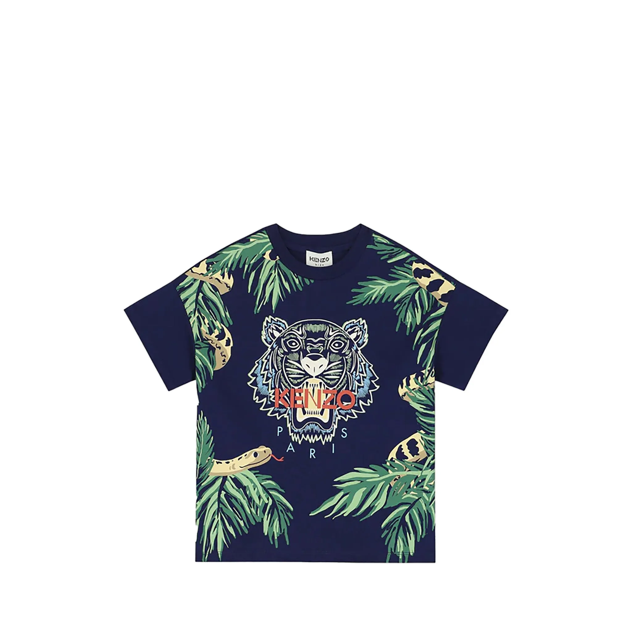 Kenzo Kids Jungle Tiger Logo T-Shirt