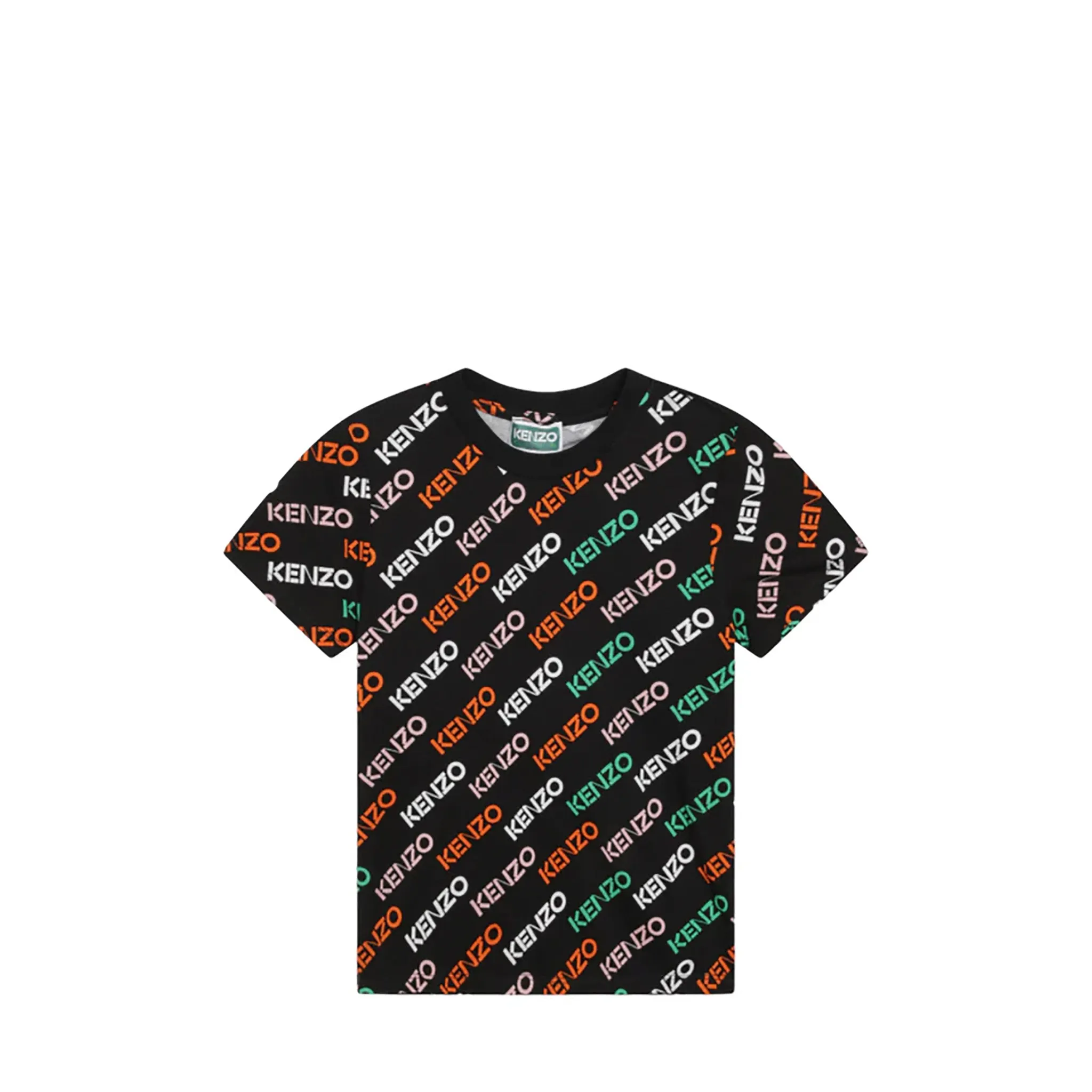 Kenzo Kids Multi-Logo Print T-Shirt