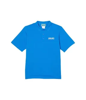 Kenzo Kids Short Sleeve Polo with Front Embroidered Logo for Little Kids and Big Kids