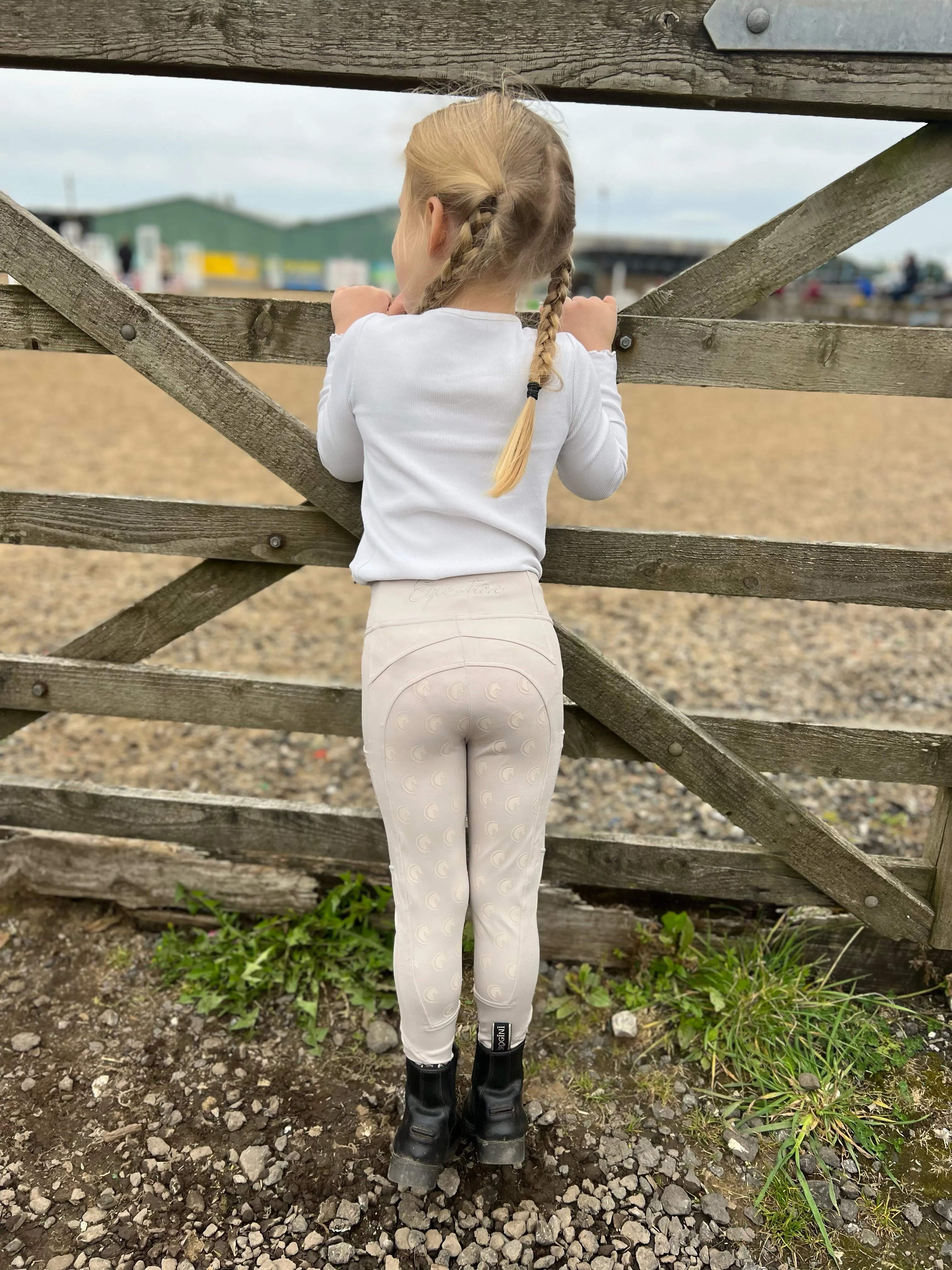 Kids / Children’s Competition Riding Leggings - BEIGE