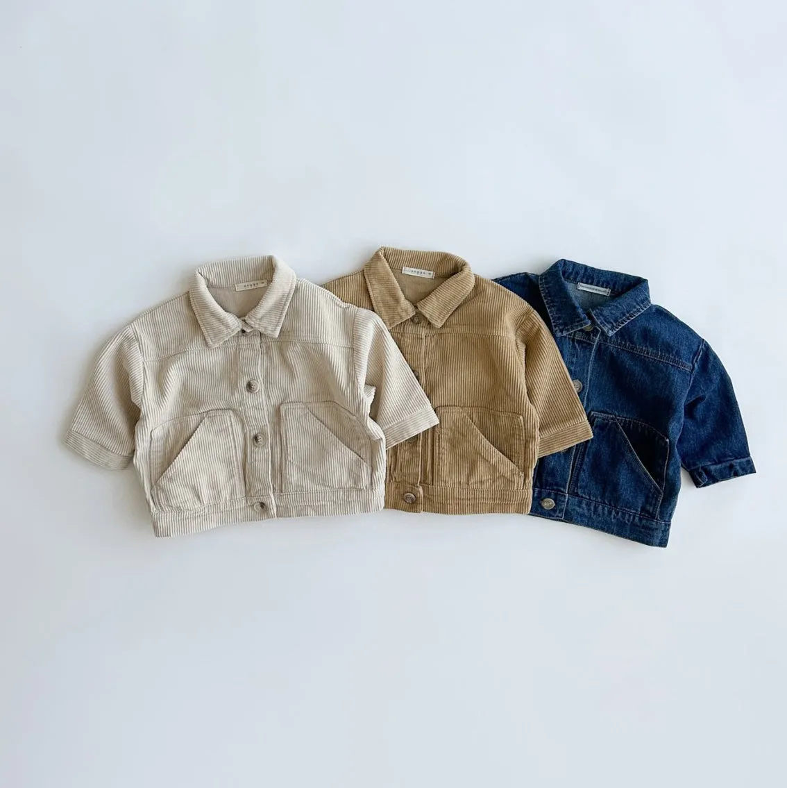 Kids Anggo Double Pocket Jacket (1-5y) - 3 Colors