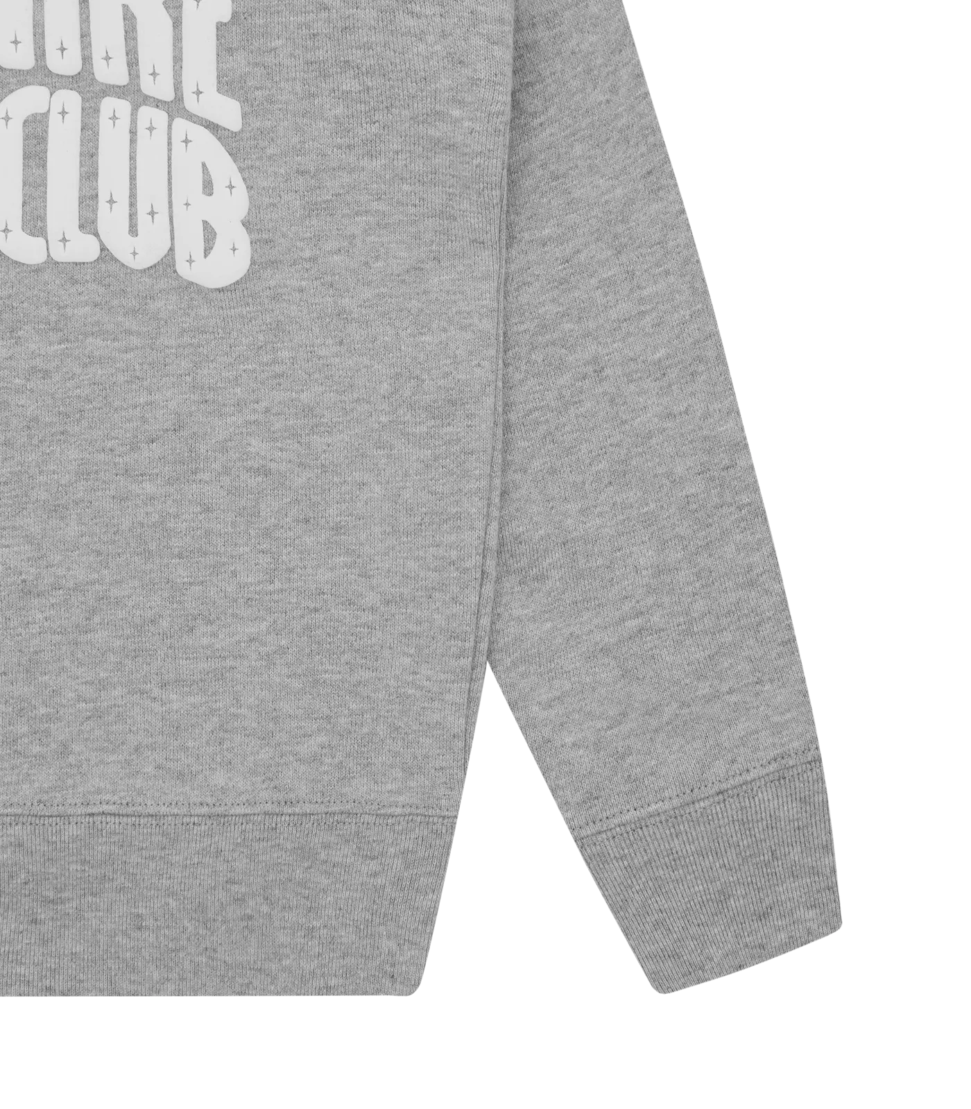 Heather Grey Crewneck with Arch Logo for Kids