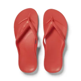 Kids Archies High Arch Thongs - Coral