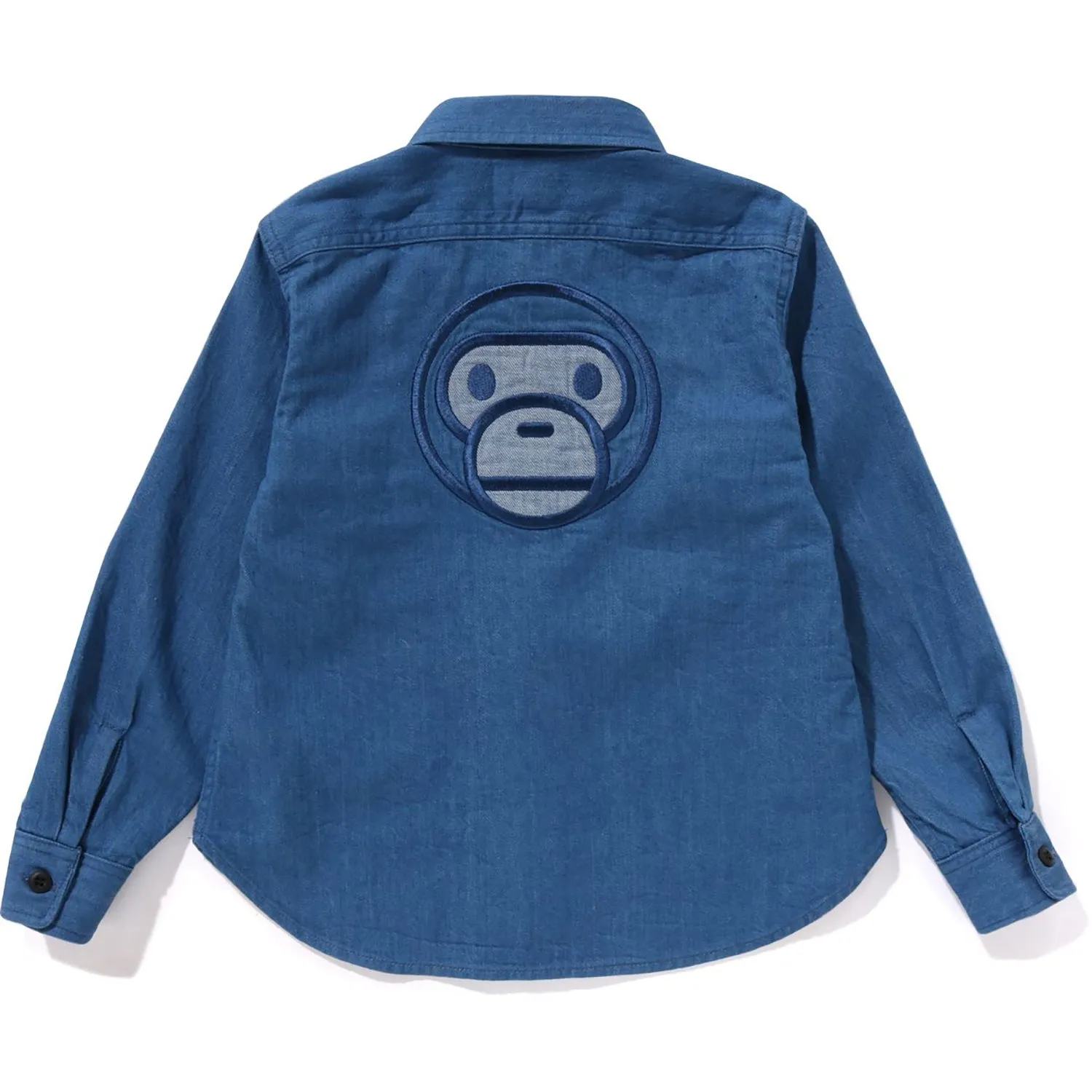 Baby Milo Patch Denim Shirt for Kids