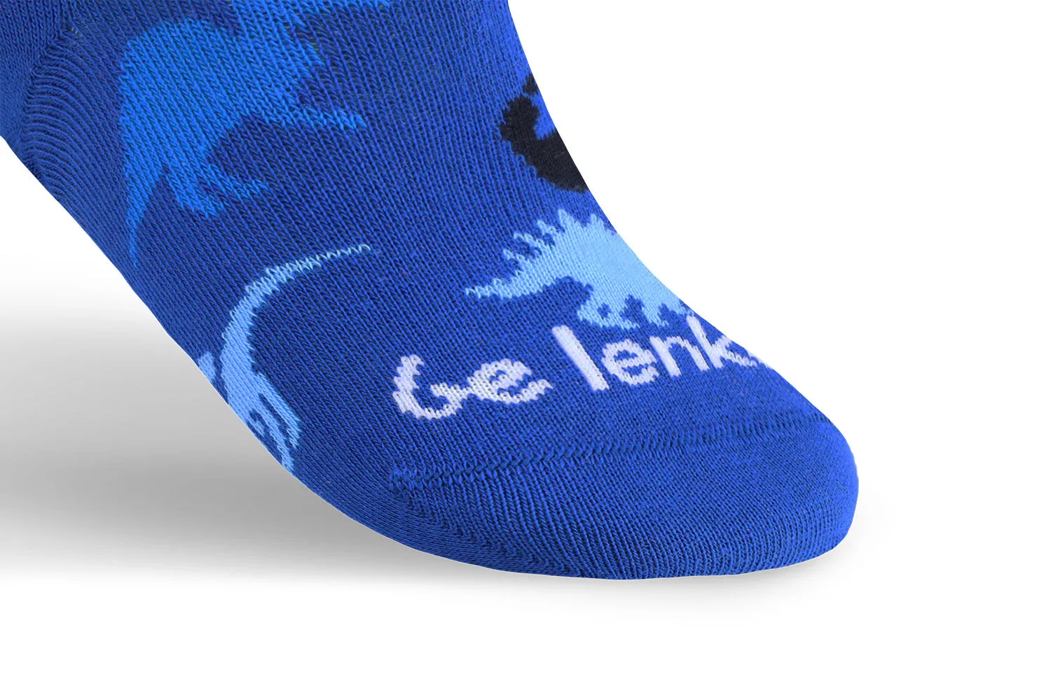 Kids barefoot Socks Be Lenka Kids - Crew - Dino - Royal Blue