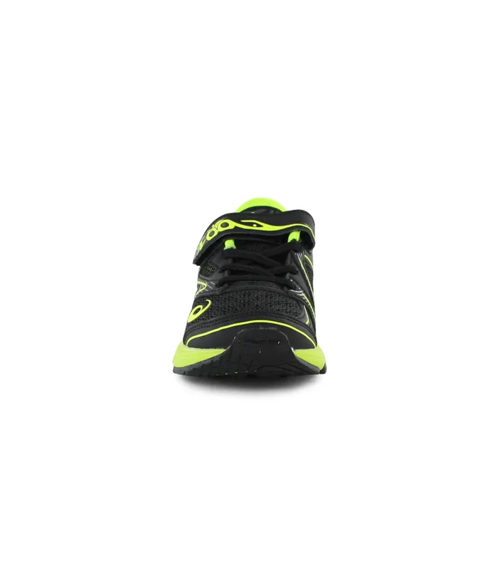 Kids Black and Yellow Athletic Shoes