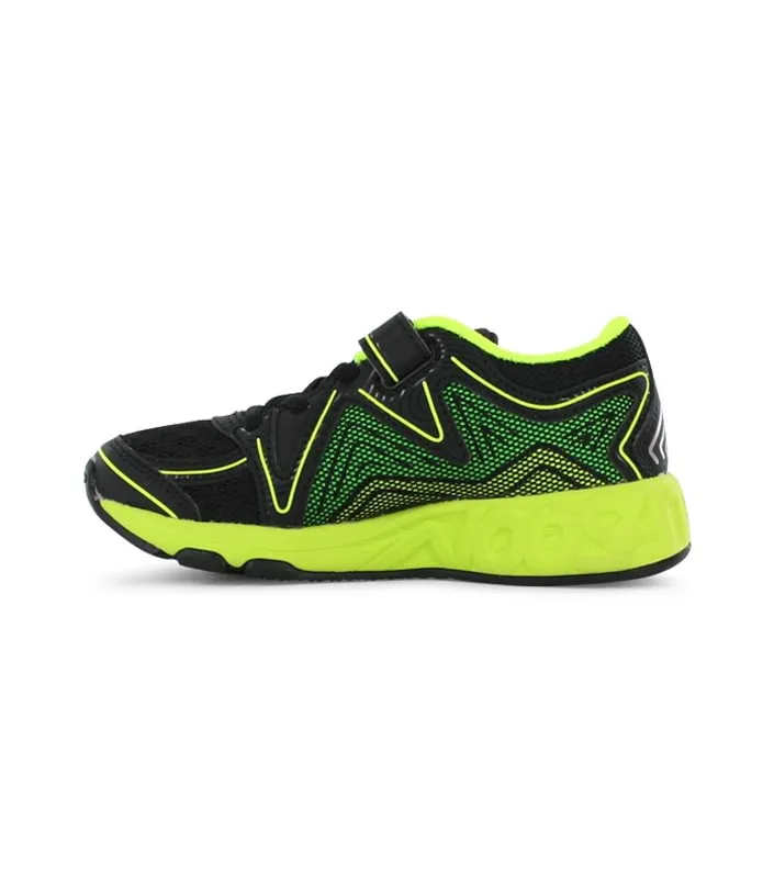 Kids Black and Yellow Athletic Shoes