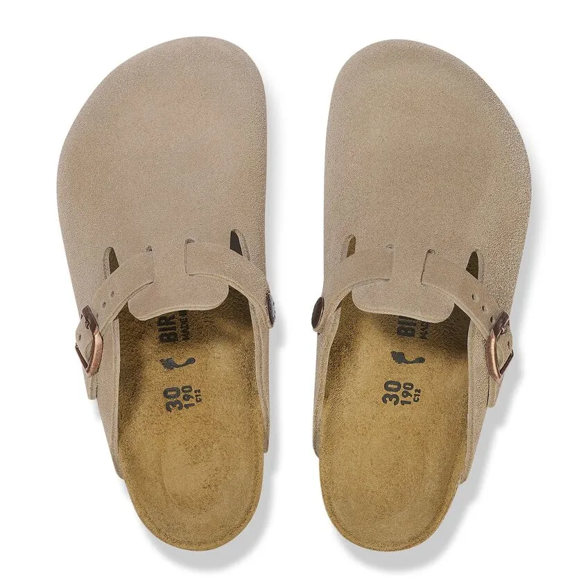 Taupe Kids Boston Shoes