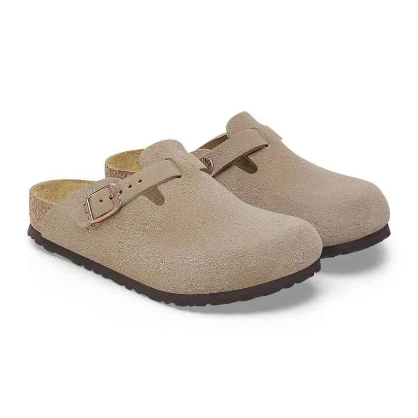 Taupe Kids Boston Shoes