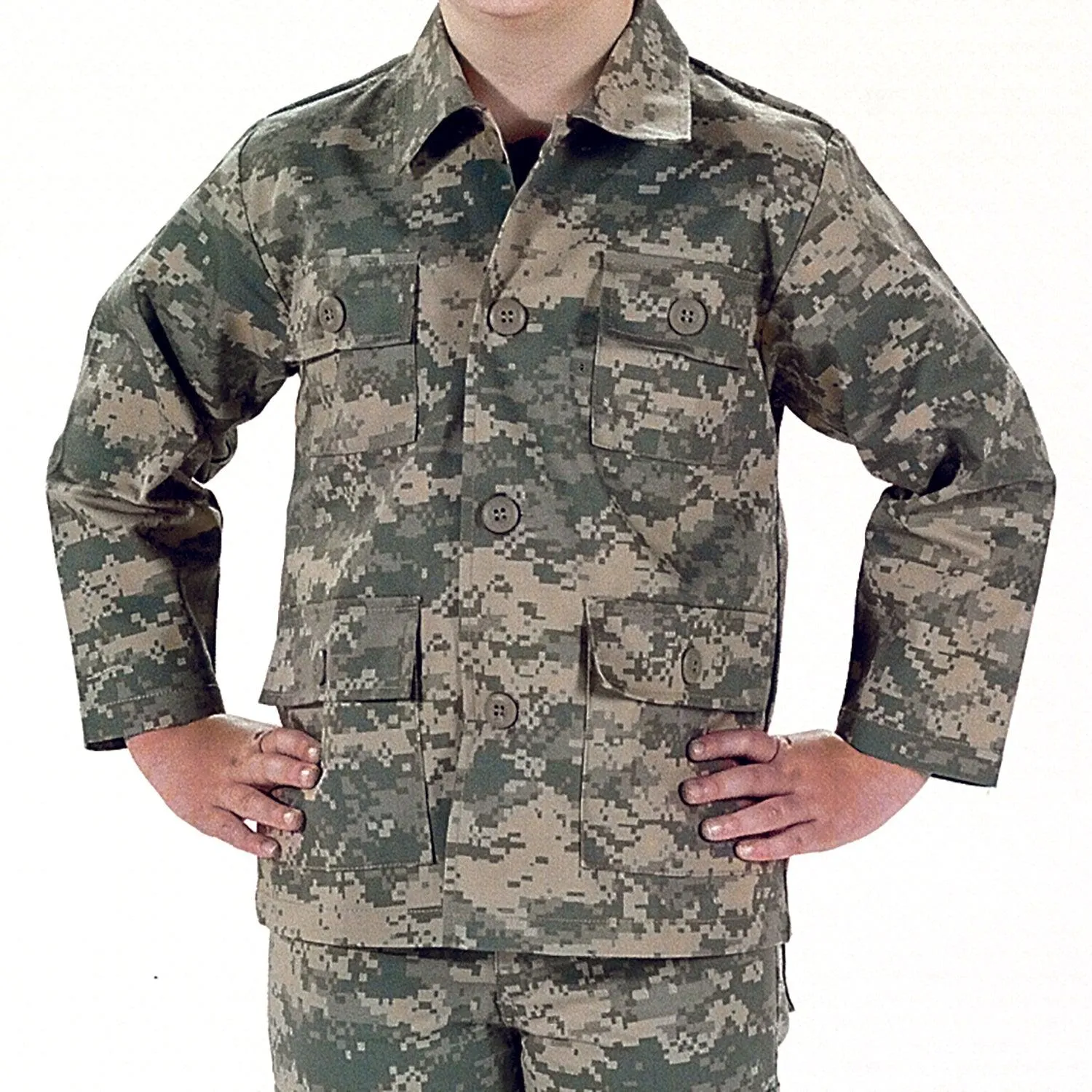 Kids Camo BDU Shirt