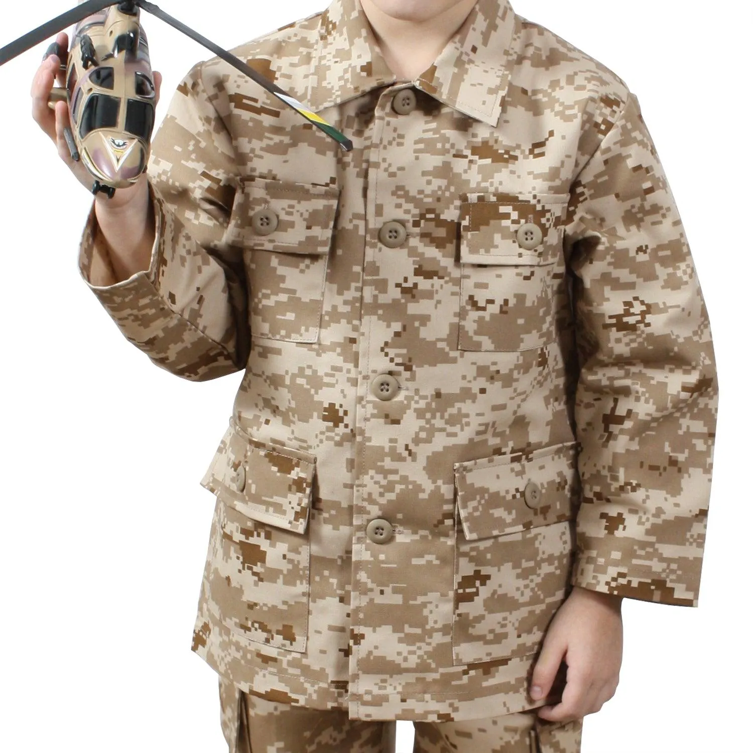 Kids Camo BDU Shirt