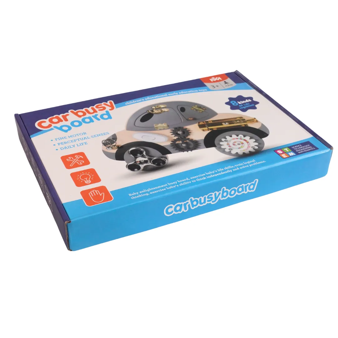 Interactive Car Busy Board for Kids Aged 3 and Up