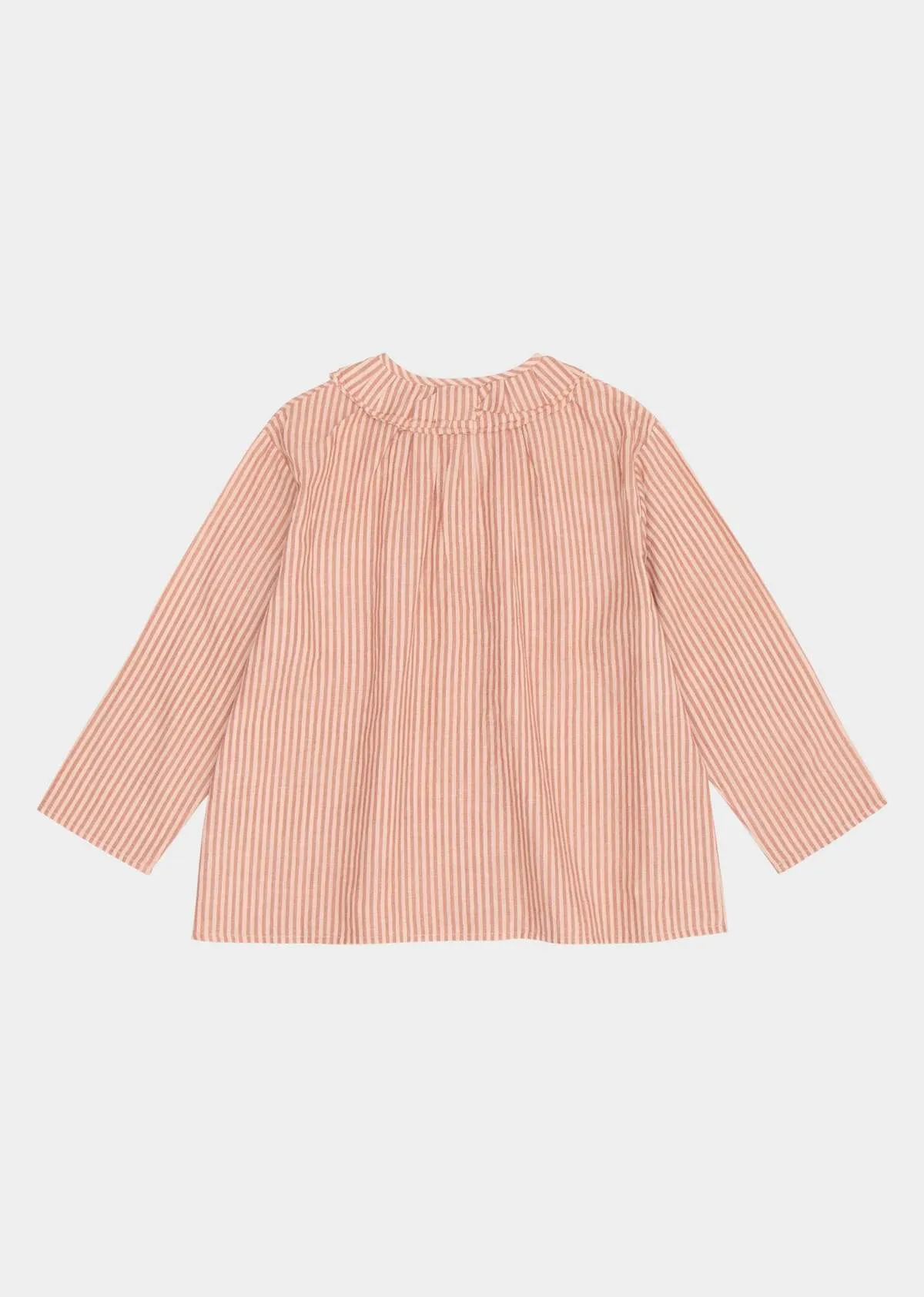 kids DUSTY ROSE STRIPE MOON SHIRT