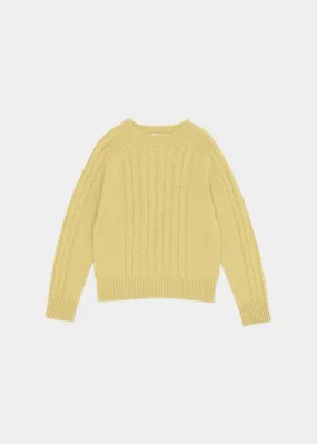 Children's Golden Green Scout Caramel Jumper