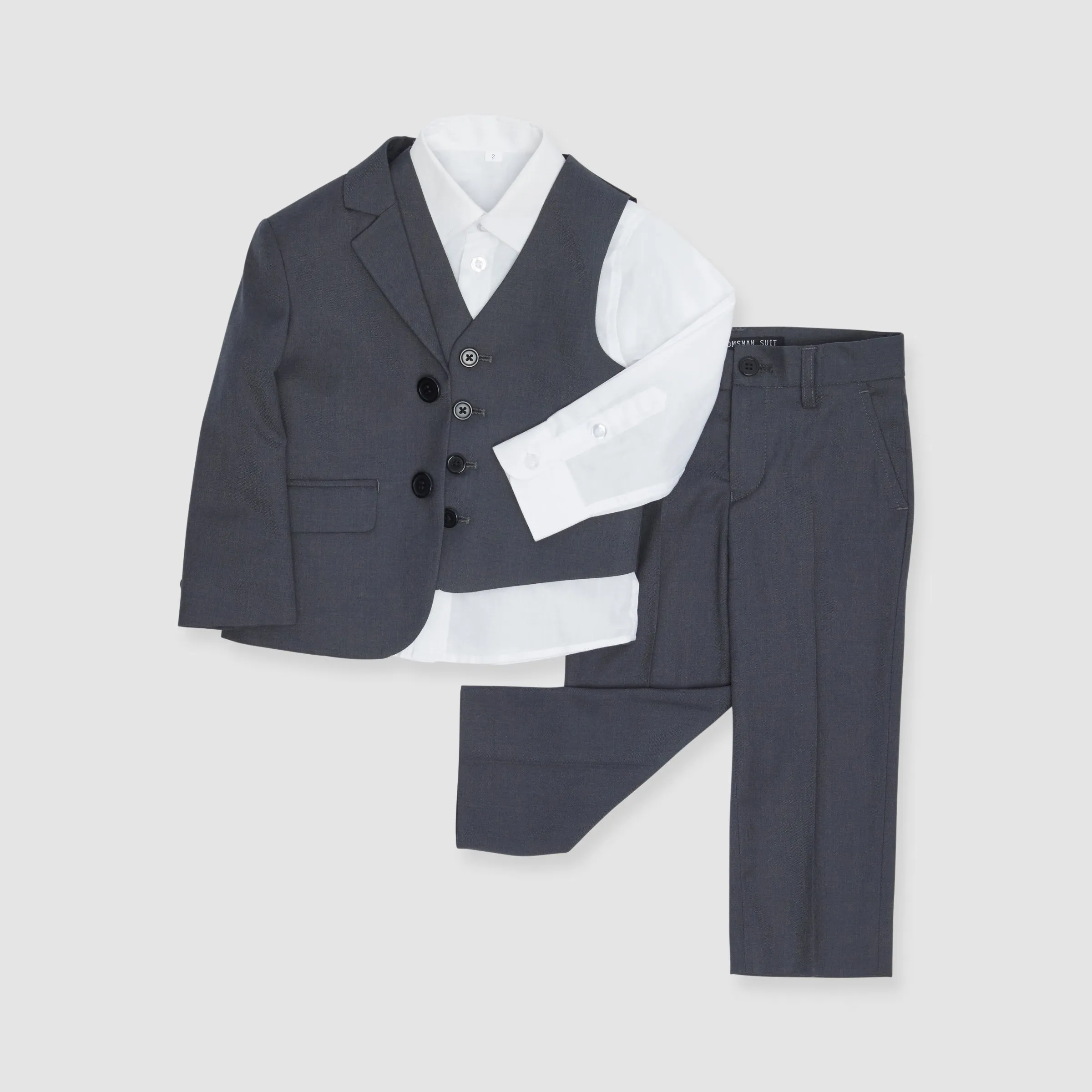 Kids' Charcoal Suit