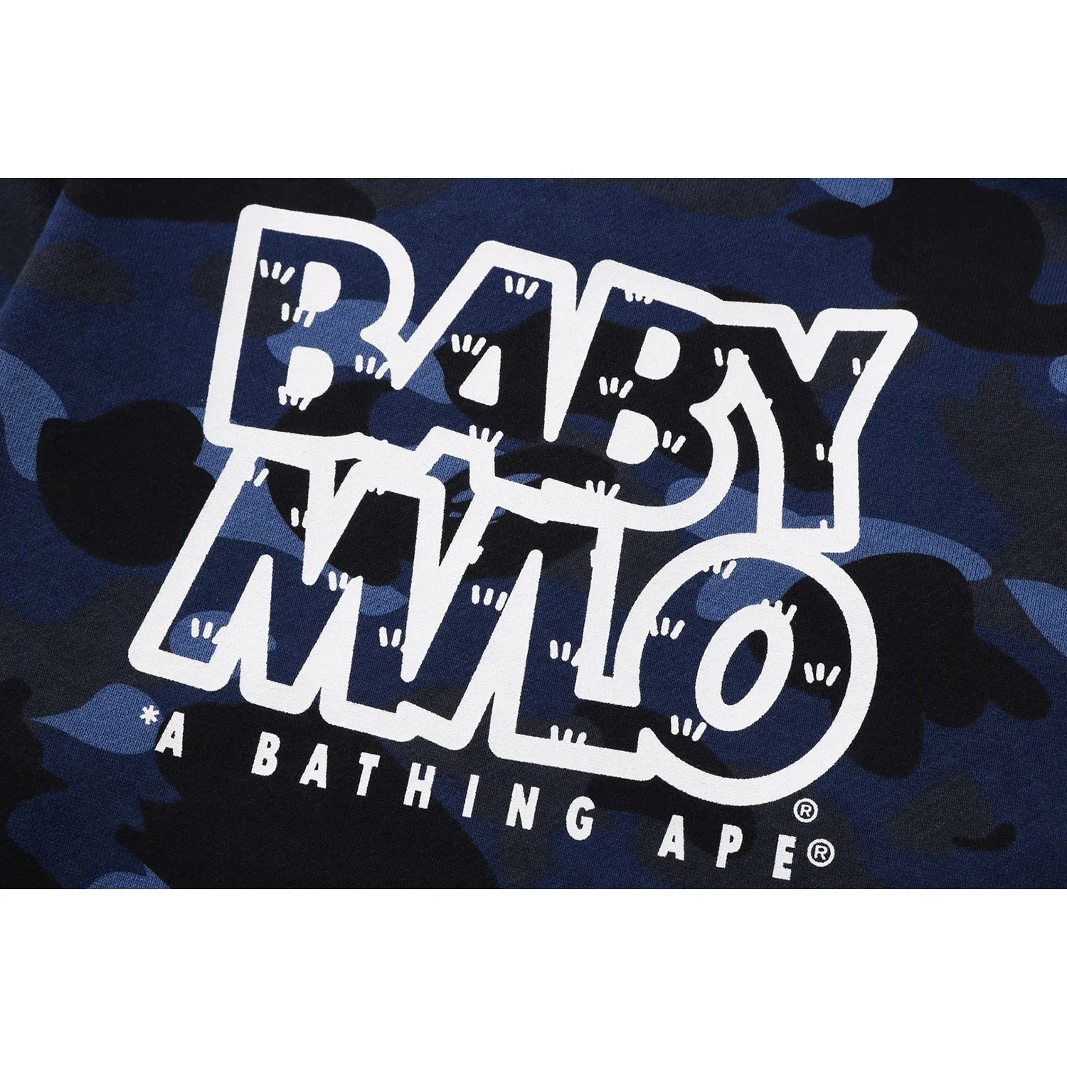 Kids Crewneck with Color Camo Baby Milo Camp