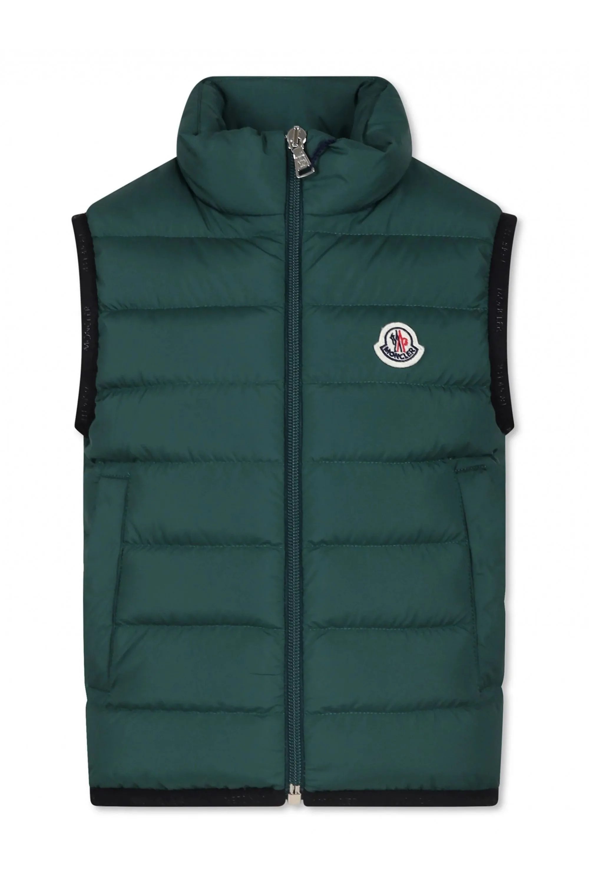 Kids Contrin Gilet Green